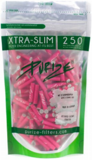 Purize Aktivkohlefilter 5,9mm Rosa 250Stk.