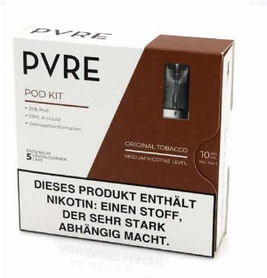 PVRE Pod Liquid mit Original Tobacco 10mg