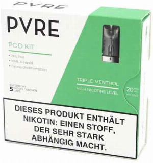 PVRE Pod Liquid mit Triple Mentho 20mg