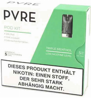 PVRE Pod Liquid mit Triple Menthol 5mg