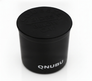 Qnubu Pop-Behälter Schwarz 370ml