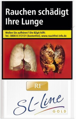 R1 Slim Line Gold Zigaretten 20er