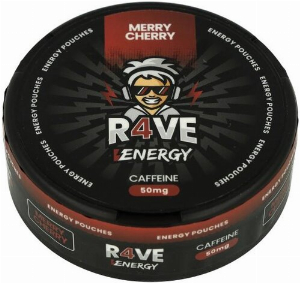 R4VE Energy Pouches Merry Cherry 50mg Coffein 20 Stk.