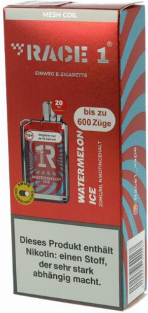 Race One Einweg E-Zigarette Watermelon Ice 20mg