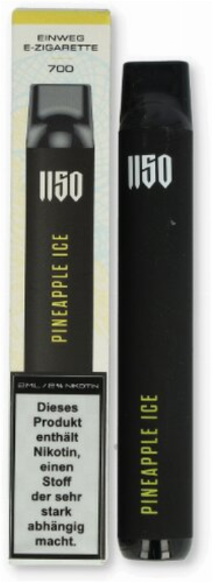 1150 RAF CAMORA Edition Einweg E-Zigarette Pineapple Ice 20mg