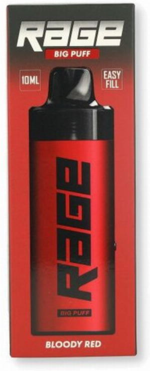 RAGE Big Puff E-Zigaretten Set Bloody Red
