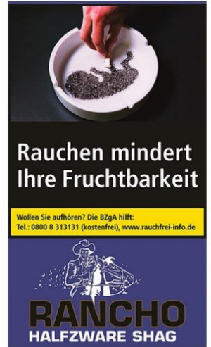 Rancho Tabak Halfzware Shag 40g Päckchen Feinschnitt
