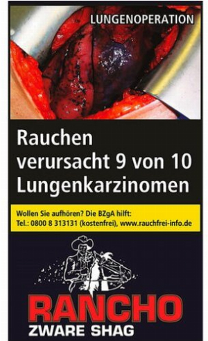 Rancho Zware Shag 40g Päckchen Feinschnitt