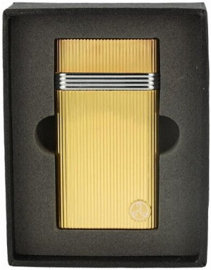 Rattrays Feuerzeug Regent Gold - Chrome