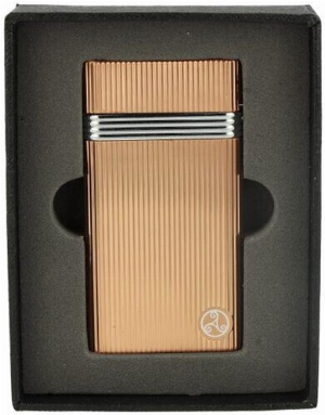 Rattrays Feuerzeug Regent Rose Gold - Chrome