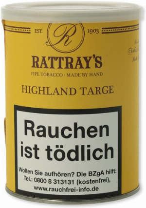 Rattrays Highland Targe Pfeifentabak 100g Dose