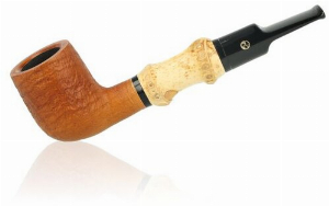 Rattrays Pfeife Bamboo Billard Sandblast Light 9mm