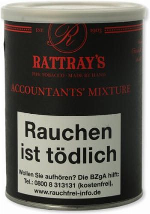 Rattrays Pfeifentabak Accountants Mixture 100g Dose