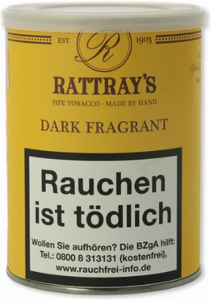 Rattrays Pfeifentabak Dark Fragrant 100g Dose