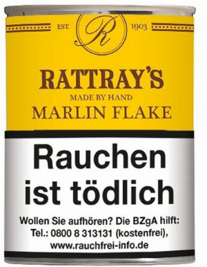Rattray´s Pfeifentabak Marlin Flake 100g Dose