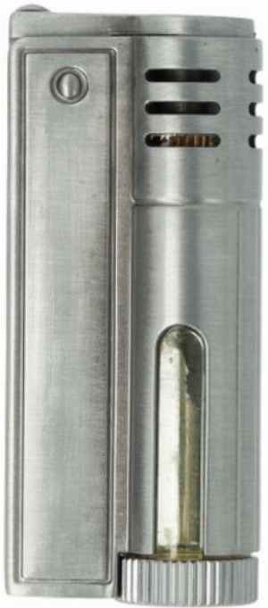 Rattrays Steam Punk Chrom satiniert Benzinfeuerzeug