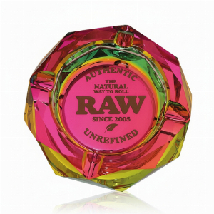 RAW Rainbow Glas Aschenbecher