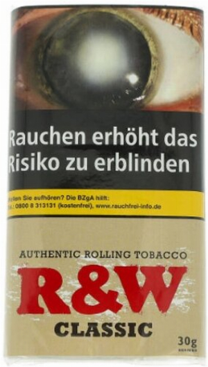 RAW Tabak ohne Zusatzstoffe Classic Virginia Style 30g Päckchen Feinschnitt