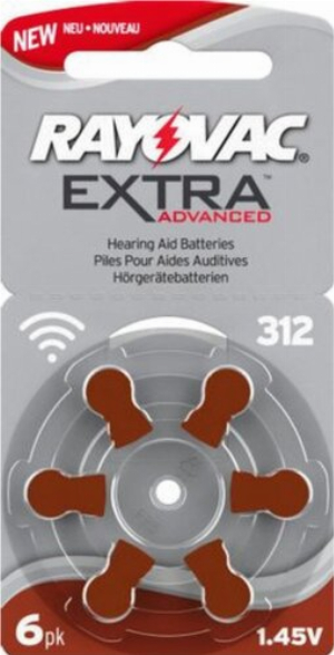 Rayovac Hörgerätebatterie R312AE