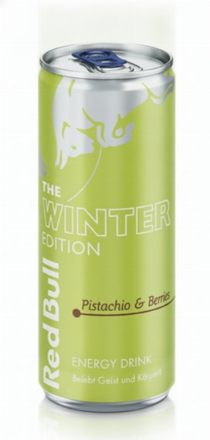 Red Bull Energy Drink Pistachio Berries Winter Edition 2026