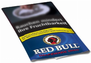 Red Bull Tabak Halfzware Shag 40g Päckchen Feinschnitt
