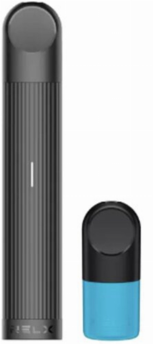 RELX E-Zigarette Essential Kit Black 1+1 Pod Menthol Plus 18mg 