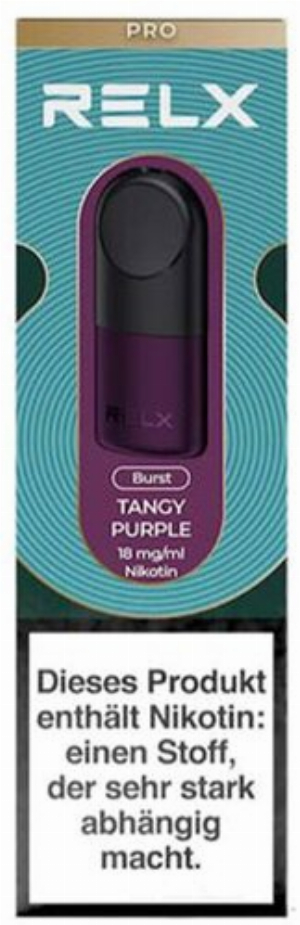 RELX Pod Pro Tangy Purple 18mg 2Stk.