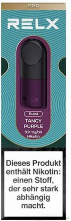 RELX Pod Pro Tangy Purple 9,9mg 2Stk.