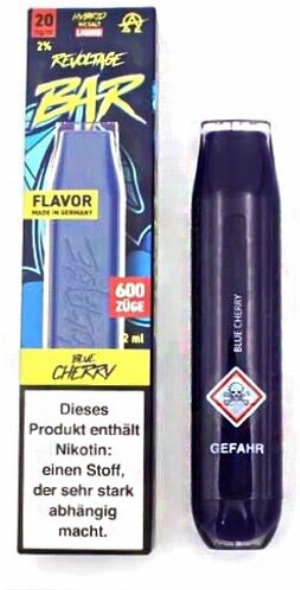 Revoltage Bar 600 Einweg E-Zigarette Blue Cherry 20mg