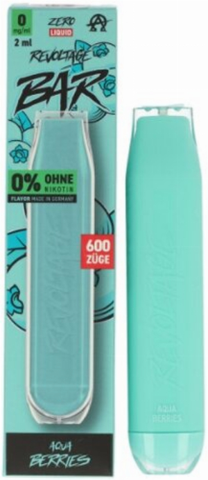 Revoltage Bar 600 Einweg E-Zigarette Aqua Berries 0mg