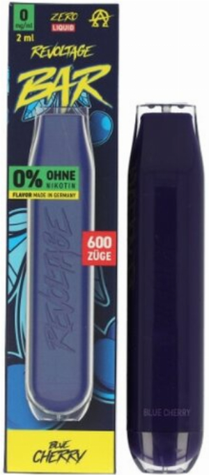 Revoltage Bar 600 Einweg E-Zigarette Blue Cherry 0mg