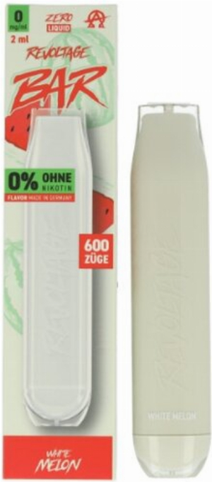 Revoltage Bar 600 Einweg E-Zigarette White Melon 0mg