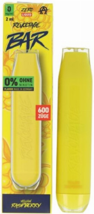 Revoltage Bar 600 Einweg E-Zigarette Yellow Raspberry 0mg
