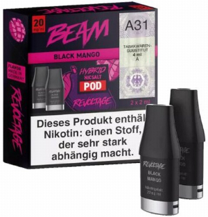 Revoltage Beam Pod  Black Mango 20mg