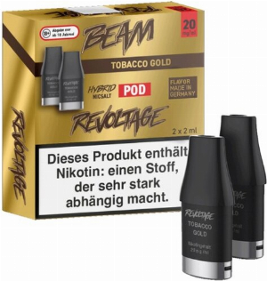 Revoltage Beam Pod Tobacco Gold 20mg