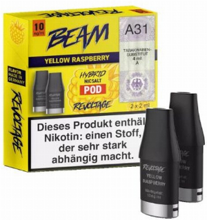 Revoltage Beam Pod  Yellow Raspberry 10mg