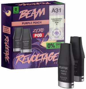 Revoltage Beam Zero Pod  Purple Peach 0mg