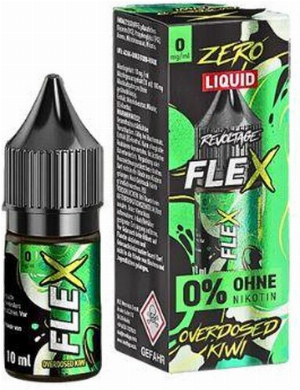 Revoltage Flex Zero Liquid Overdosed Kiwi 0mg