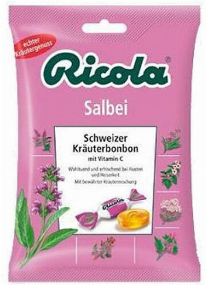 Ricola Salbei Schweizer Kräuterbonbon 75g Beutel