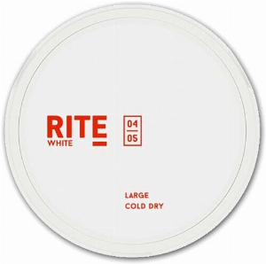 RITE Cold Dry White Large Chewing Bags Kautabak