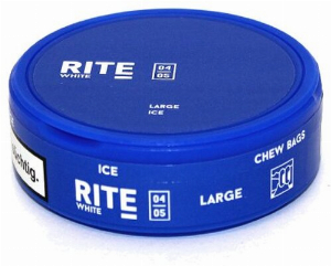 RITE Ice White Large Chewing Bags Kautabak