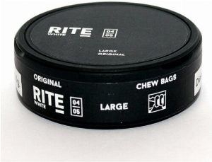 RITE Original White Large Chewing Bags Kautabak
