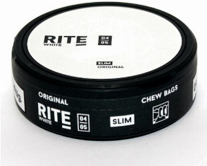 RITE Original White Slim Chewing Bags Kautabak