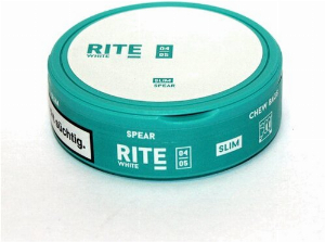 RITE Spear White Slim Chewing Bags Kautabak