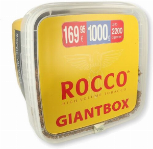Rocco Gelb High Volumentabak Giantbox 1000g Eimer