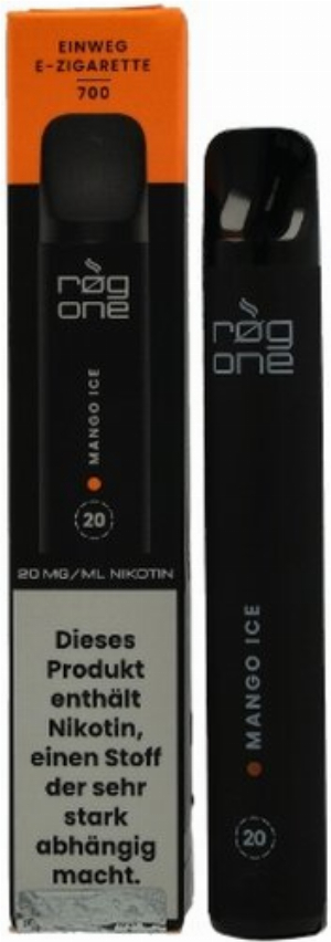 rog one 700 Mango Ice Einweg E-Zigarette 20mg