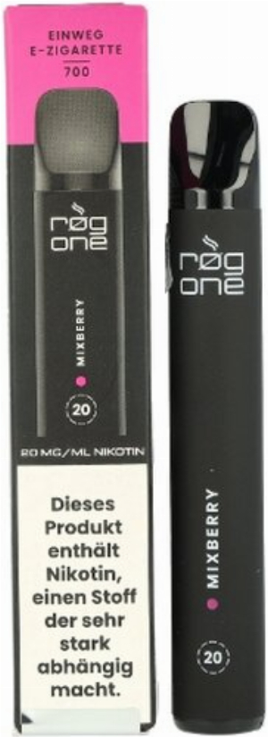 rog one 700 Mixberry Einweg E-Zigarette 20mg