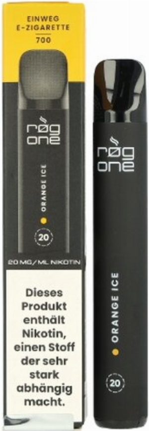 rog one 700 Orange Ice Einweg E-Zigarette 20mg