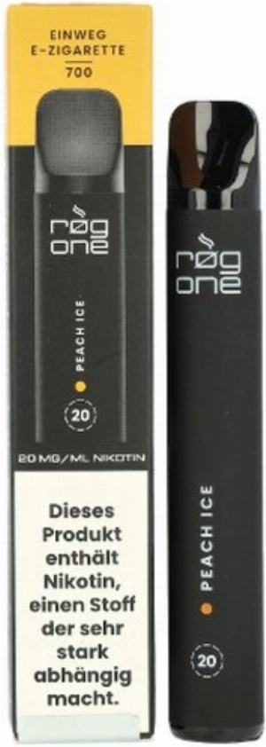 rog one 700 Peach Ice Einweg E-Zigarette 20mg