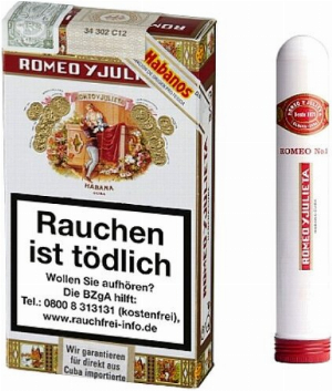 Romeo Y Julieta No.3 Tubos Zigarren 3 Stk.
